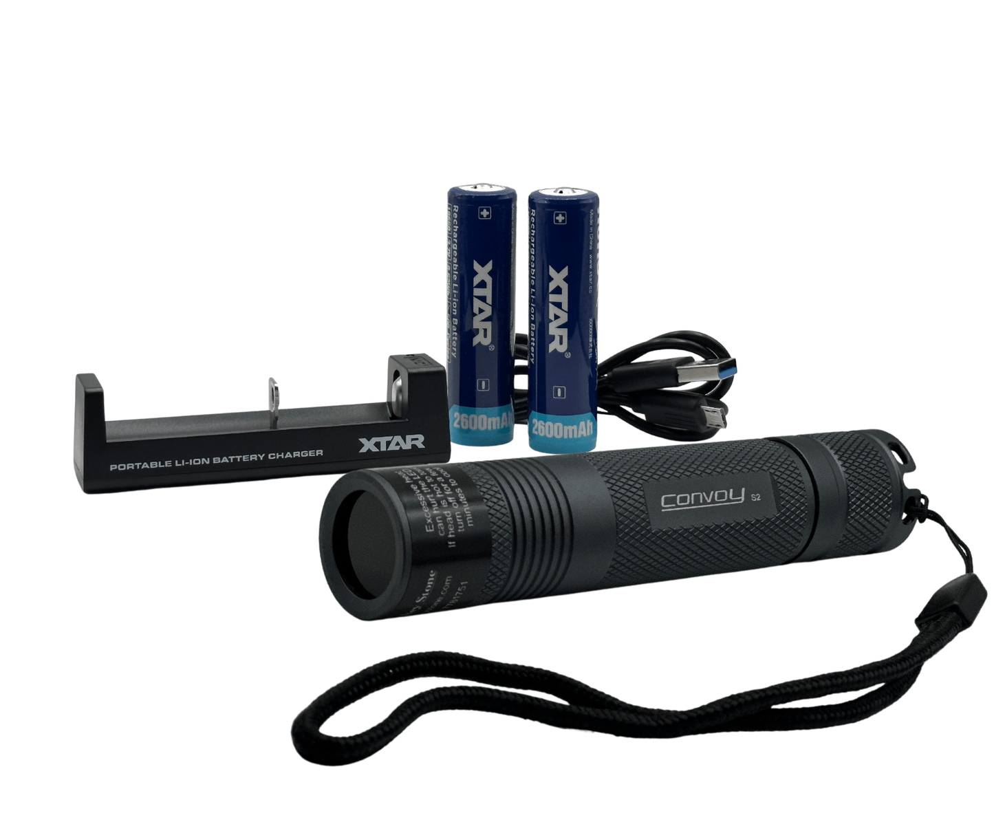 Convoy S2+ 365nm longwave UV LED Flashlight - The Petoskey Stone