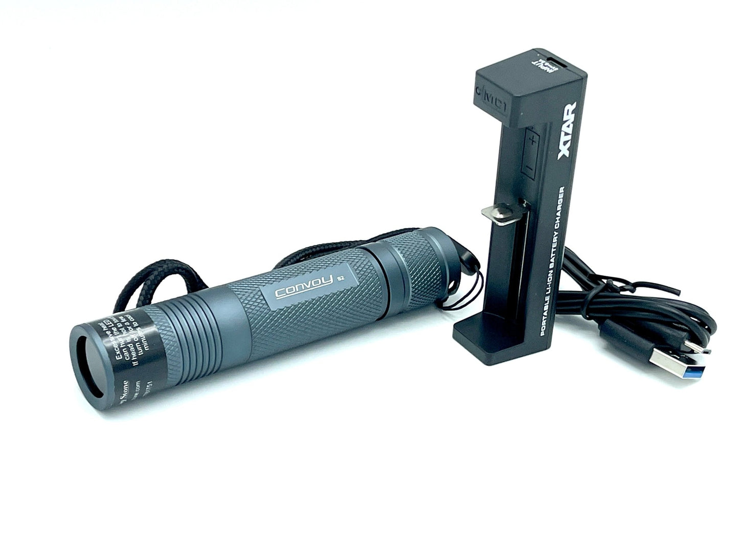 Convoy S2+ 365nm longwave UV LED Flashlight - The Petoskey Stone