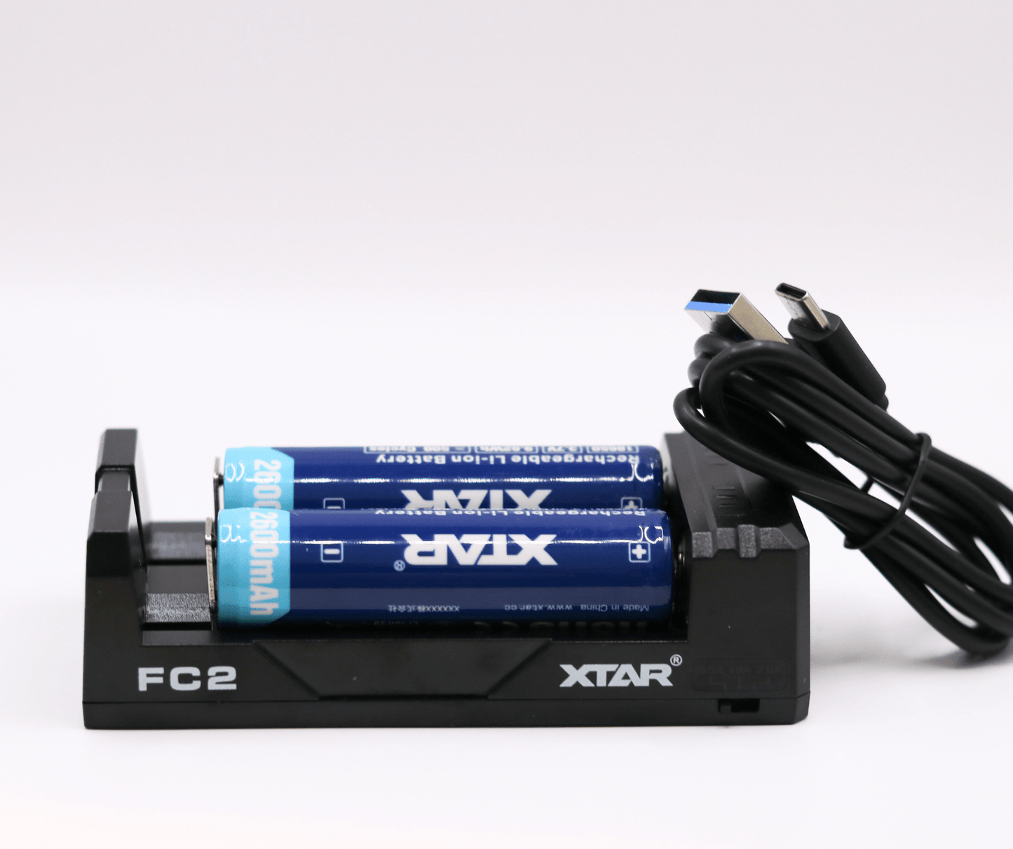 Xtar FC2 dual slot Li - ion Battery Charger - The Petoskey Stone