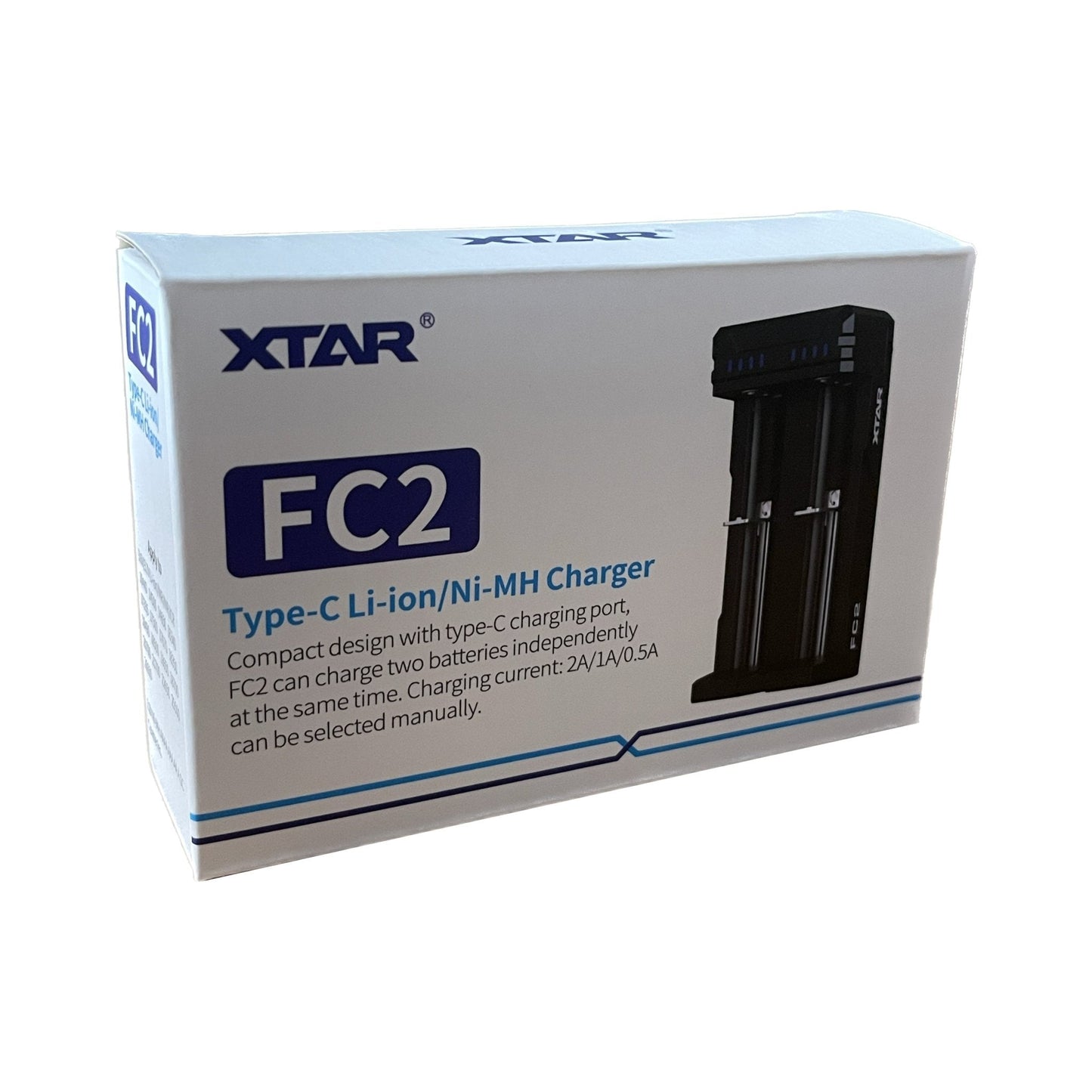Xtar FC2 dual slot Li - ion Battery Charger - The Petoskey Stone