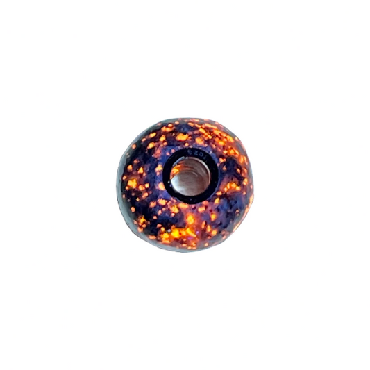 Handcrafted Yooperlite Bead with Sterling Silver Core – Fluorescent Sodalite Jewelry